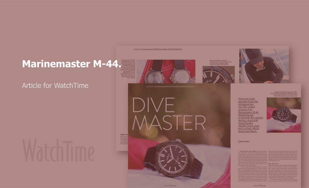 Marinemaster M-44 DLC – Article for&nbsp;WatchTime